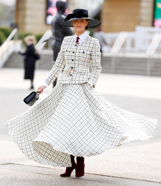 Jade Holland Cooper at the Cheltenham Festival's Ladies Day.