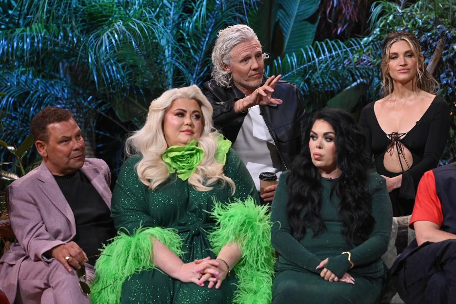 Craig Charles, Gemma Collins, Jimmy Bullard, Scarlett Moffatt and Ashley Roberts from "I'm A Celebrity... Get Me Out Of Here! South Africa" at the Series 2, Episode 15 Live Final.