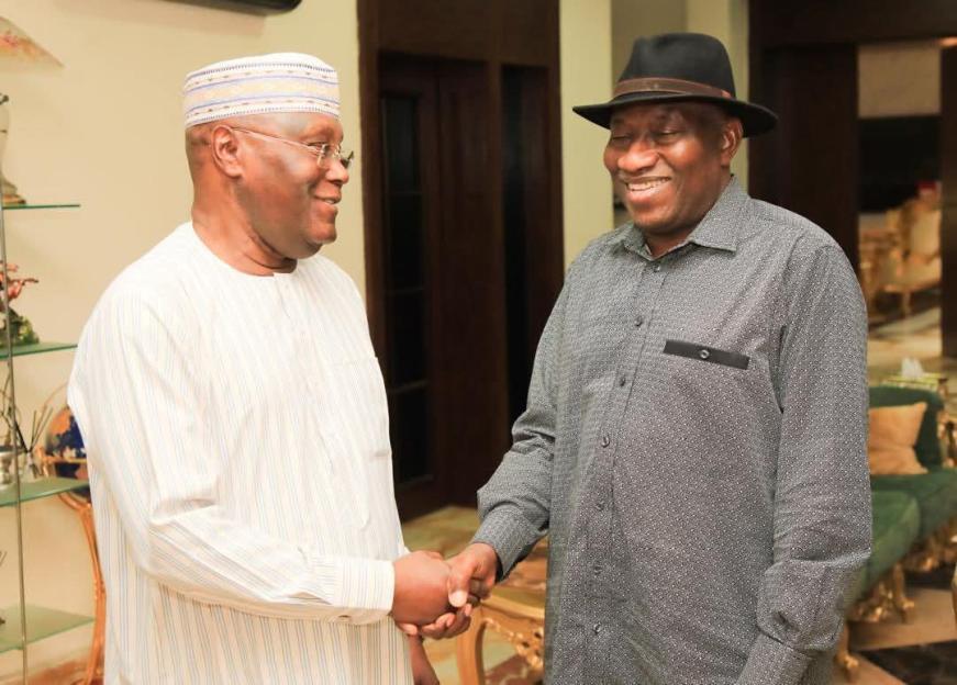 'Atiku Pays a Visit to Jonathan in Abuja - 2027 Highlights'