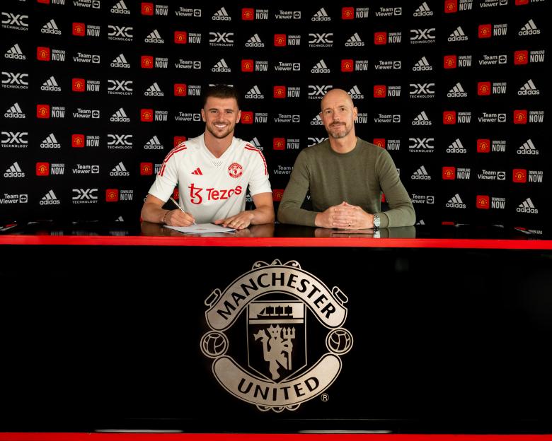 Manchester United UNveil New Signing Mason Mount