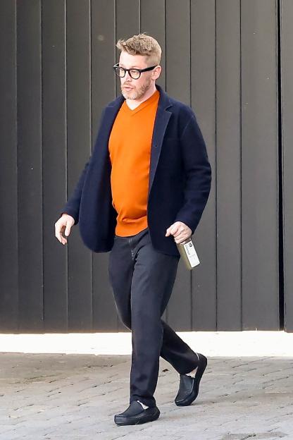 *EXCLUSIVE* Grieving actor Macaulay Culkin is spotted for the first time after the death of his 'Home Alone' Mother Catherine OHara **WEB MUST CALL FOR PRICING**