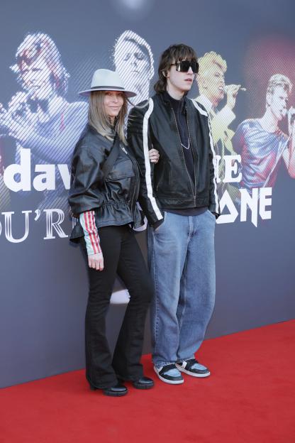 Natalie Appleton and Ace Howlett at the "David Bowie: You're Not Alone" premiere.