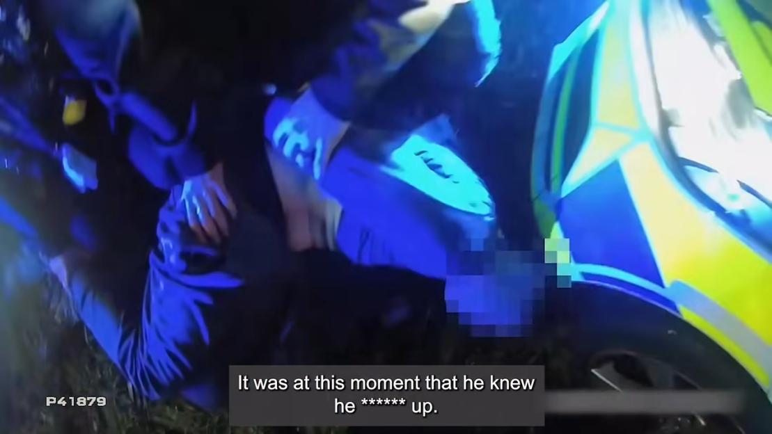 Driver in Tears Apologizes After Cops Ram Him Off Road for Speeding at 70mph in a 30mph Zone