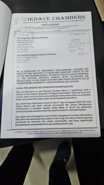 Family Claims Cover-Up in Delta Resident's Death, Urges IGP Disu to Step In