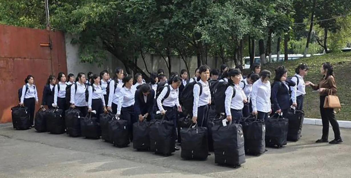 North Korean 'Women Laborers' Arrive in Russia as 50,000 of Kim Jong-Un's Troops Gear Up for War