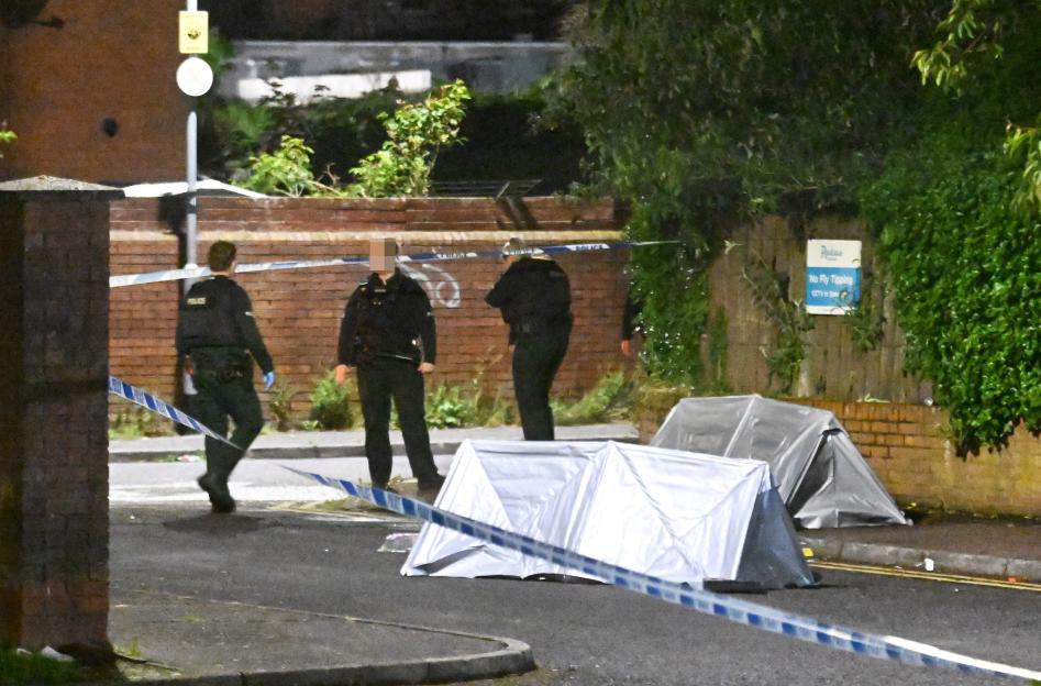 Police Attend Horror Stabbing Attack Scene In North Belfast - 09 June 2026