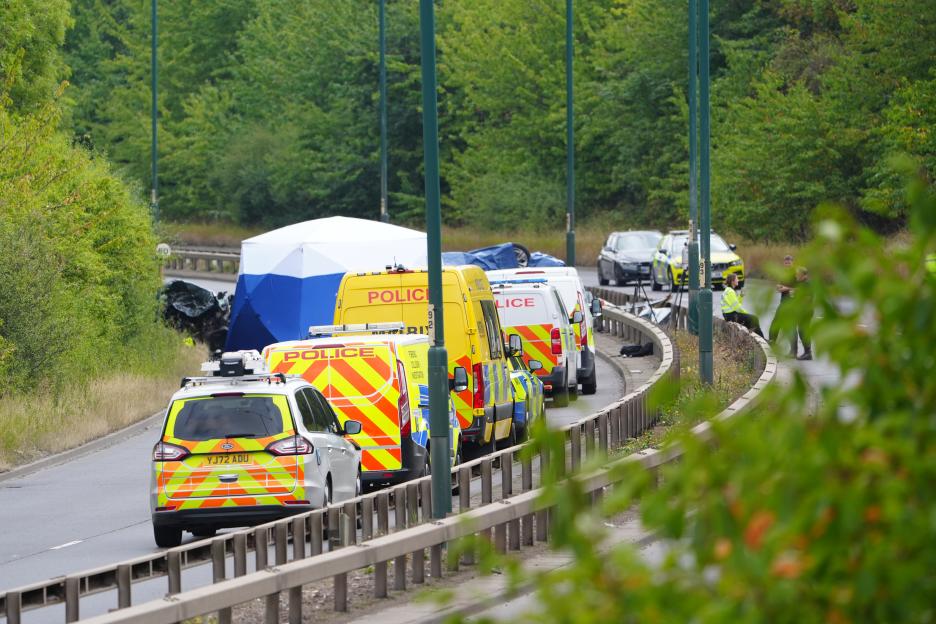 Crash on A66 South Bank