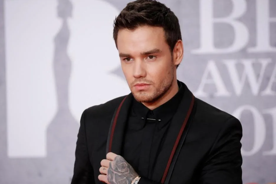 British singer-songwriter Liam Payne posing on the red carpet at the BRIT Awards.