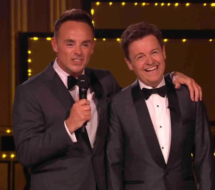 Ant and Dec on stage at Britain's Got Talent.