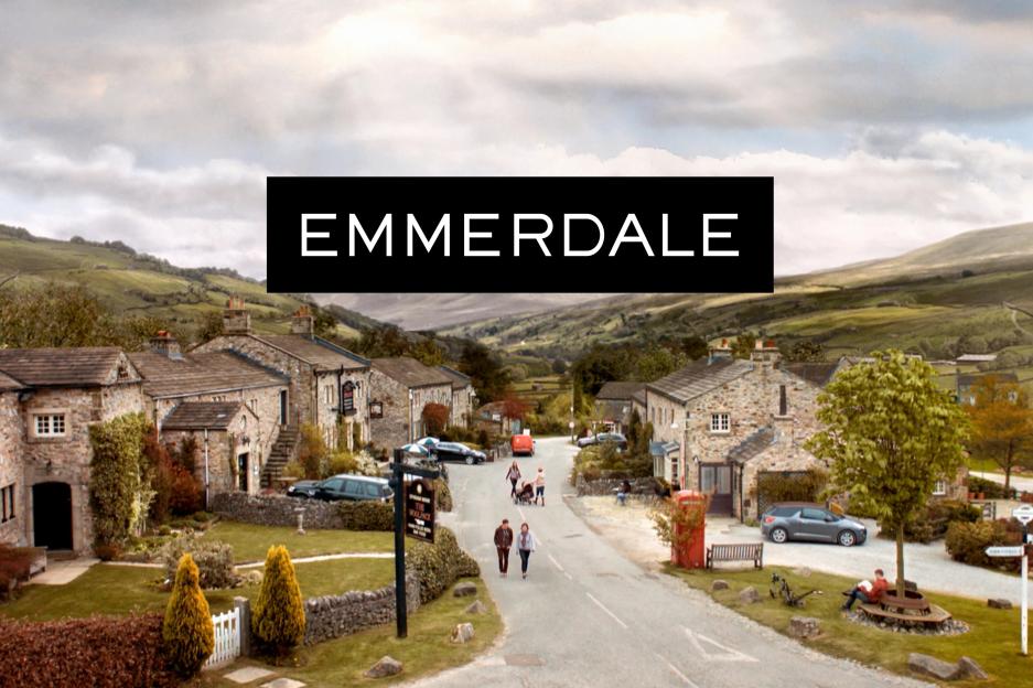 Emmerdale 2011 opening titles featuring a village set against rolling hills.