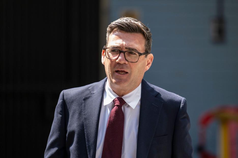 Andy Burnham, MP for Makerfield, arrives at Congress House.