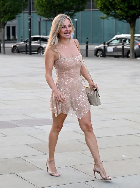 Tina O'Brien and Lucy Fallon Dazzle in Mini Dresses and Sun-Kissed Legs at Corrie's Summer Bash!