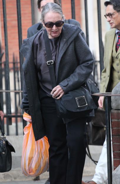 Felicite Perez De La Sala outside Court of Appeal after hearing in her daughter's divorce case.