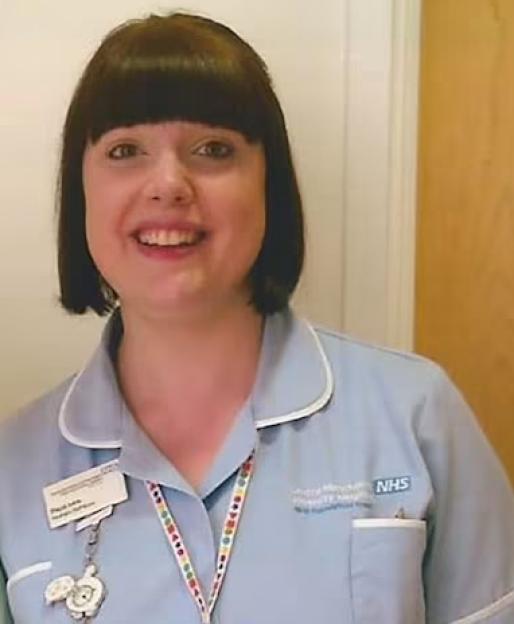 Paula Ivers, an NHS nurse.