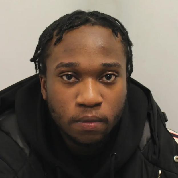 Mugshot of Rashid Gedel, killer of Ian Watkins.