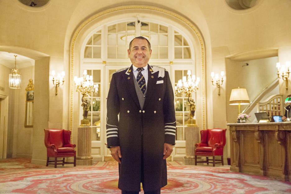 Michael de Cozar head hall porter Ritz London