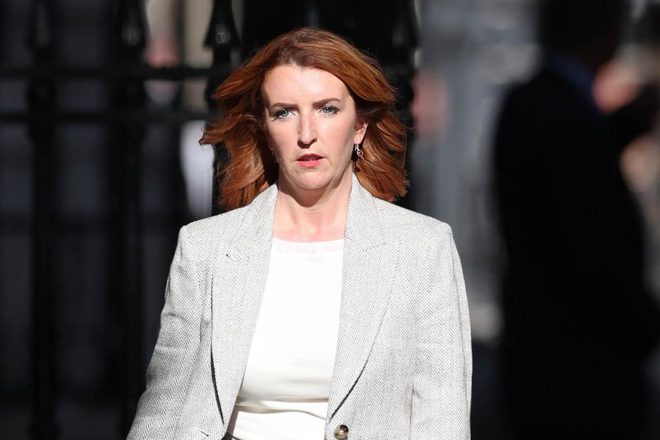 Louise Haigh arriving in Downing Street.
