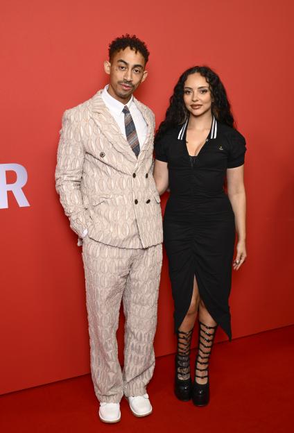 Jordan Stephens and Jade Thirlwall attend the GQ Men Of The Year Awards 2025.