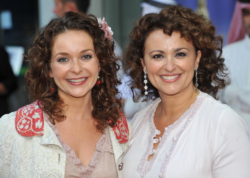 Nadia Sawalha and Julia Sawalha Arabia 3D - UK film premiere held at the BFI IMAX. London, England - 24.05.10
