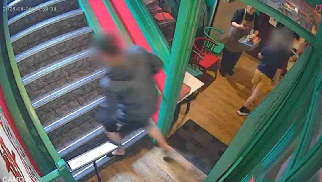 'Flip-Flop Bandit: Dine-and-Dash Thief Flees City Centre Chinese Restaurant with Waiters Hot on His Heels!'