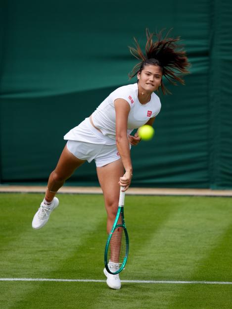 Emma Raducanu's Wimbledon Dreams in Jeopardy as She Halts Practice with a Strapped Ankle
