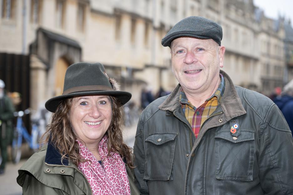 Jo and Rich in Oxford.