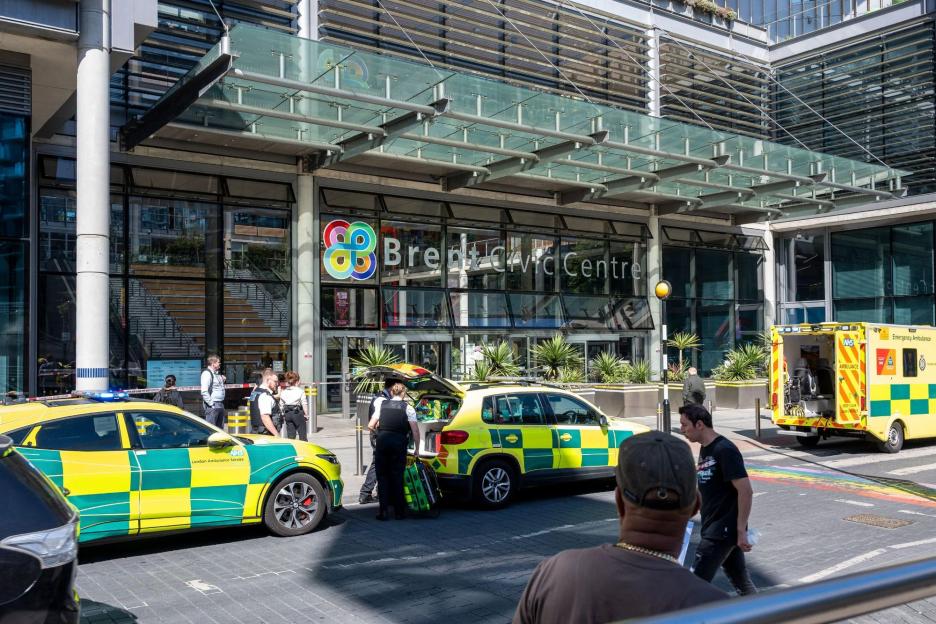 Tragic Daylight Stabbing Outside Council HQ Near Wembley Leaves One Dead as Emergency Services Respond
