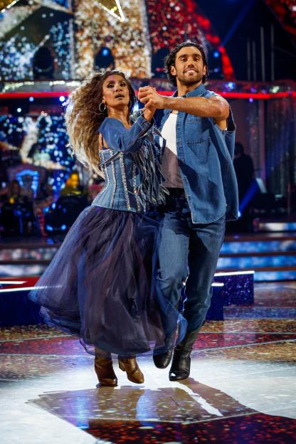 Balvinder Sopal and Julian Caillon dancing on Strictly Come Dancing.