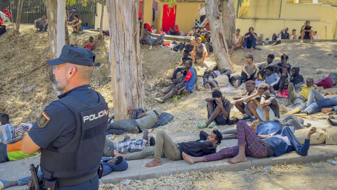 Migrant crisis in Cueta