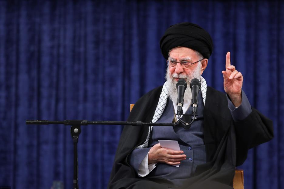 Iran's Supreme Leader Khamenei addresses ceremony in Tehran