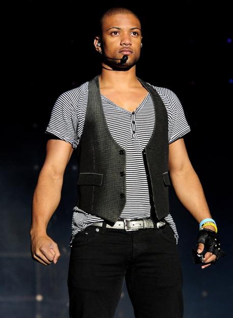 Collage of J.B. Gill as a pop star on stage and later as a farmer.