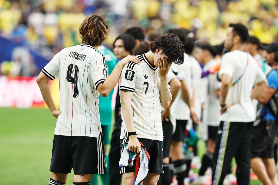 Ao Tanaka (JPN), JUNE 29, 2026 - Football / Soccer : Ao Tanaka dejected after losing FIFA World Cup 2026 R32 match between Brazil - Japan at the Houston Stadium in Houston, United States. (Photo by Mutsu KAWAMORI/AFLO)