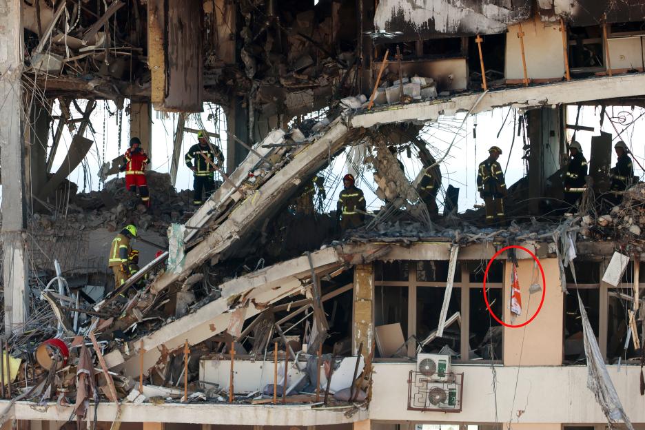 Ukraine tennis player’s home destroyed in Russian missile strike with only a ‘Roland Garros towel surviving the attack’