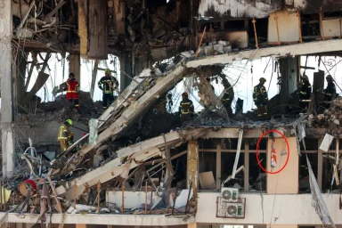 Ukraine tennis player’s home destroyed in Russian missile strike with only a ‘Roland Garros towel surviving the attack’