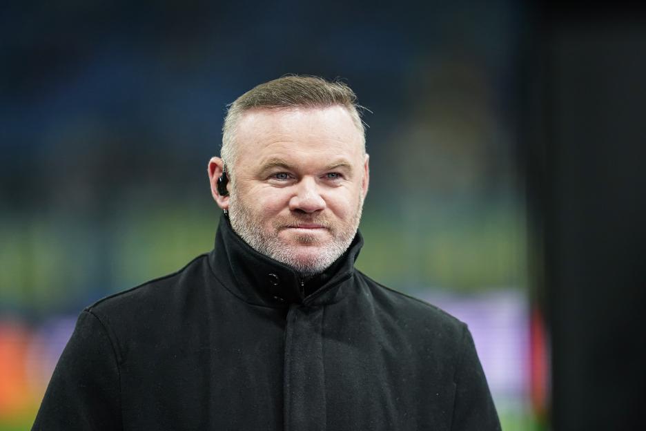Wayne Rooney during a TV interview.