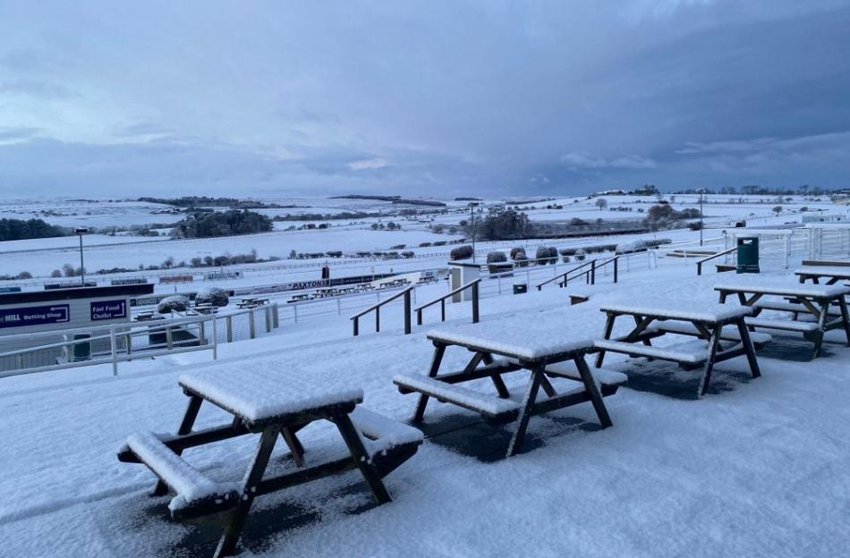 Snowstorm Halts Racing at Britain's Most Picturesque Racecourse as Weather Alert Issued