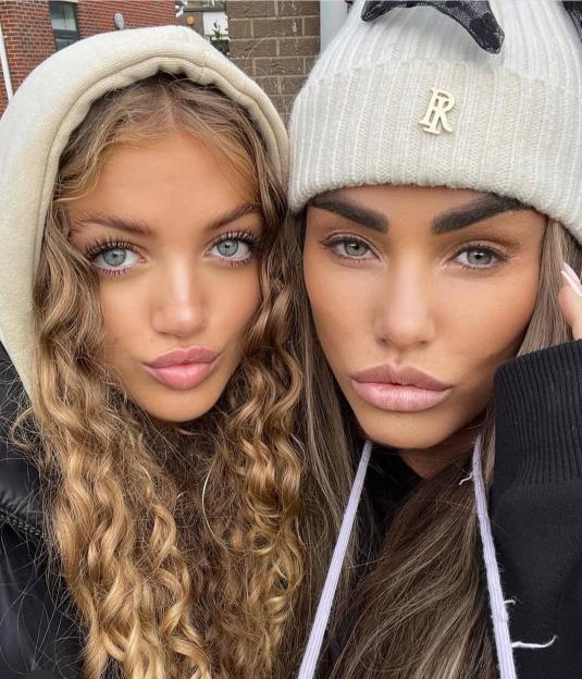 Princess Andre with Katie Price.