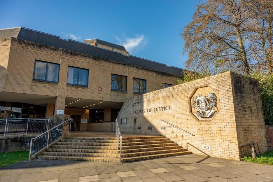 Crown and county courts of justice building in Southampton, England.