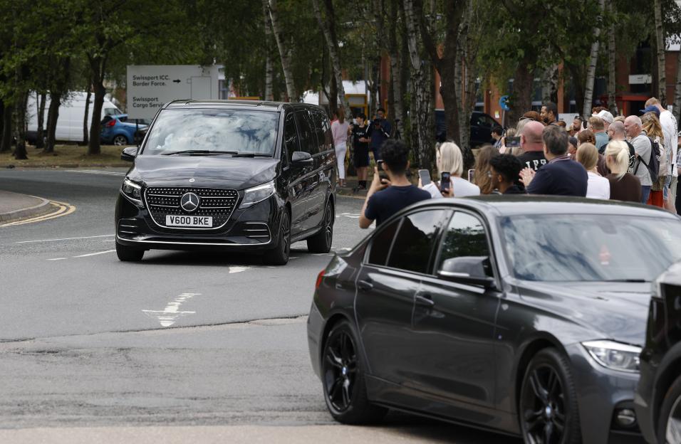 England Team Arrival - Birmingham Airport