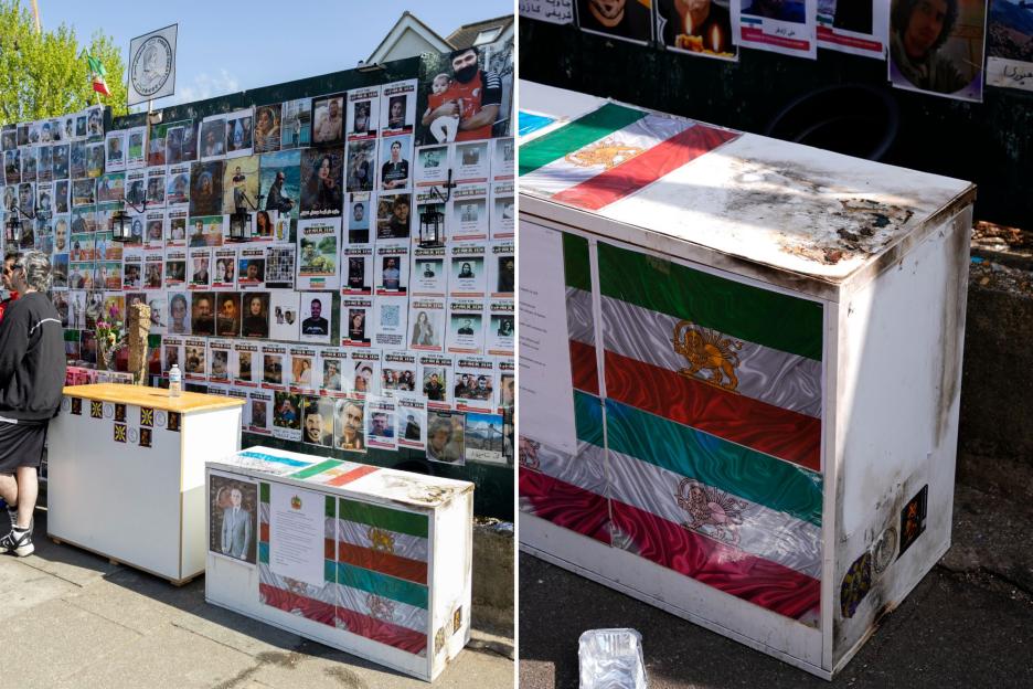 'Arson Strikes Memorial Wall in North London, Prompting New Investigation by Counter-Terrorism Police'