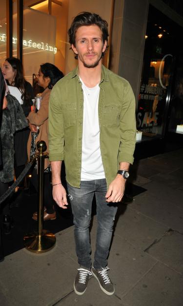 Jake Hall at the Furla store launch in London, UK.