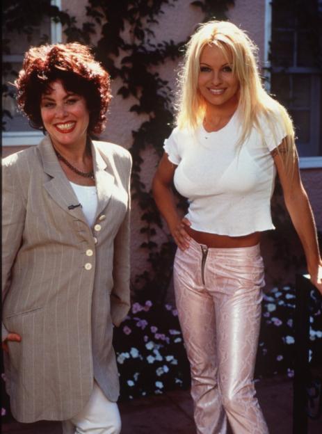 Caption: Ruby Wax and tonight's interlocutor, Pamela Anderson; BBC1.