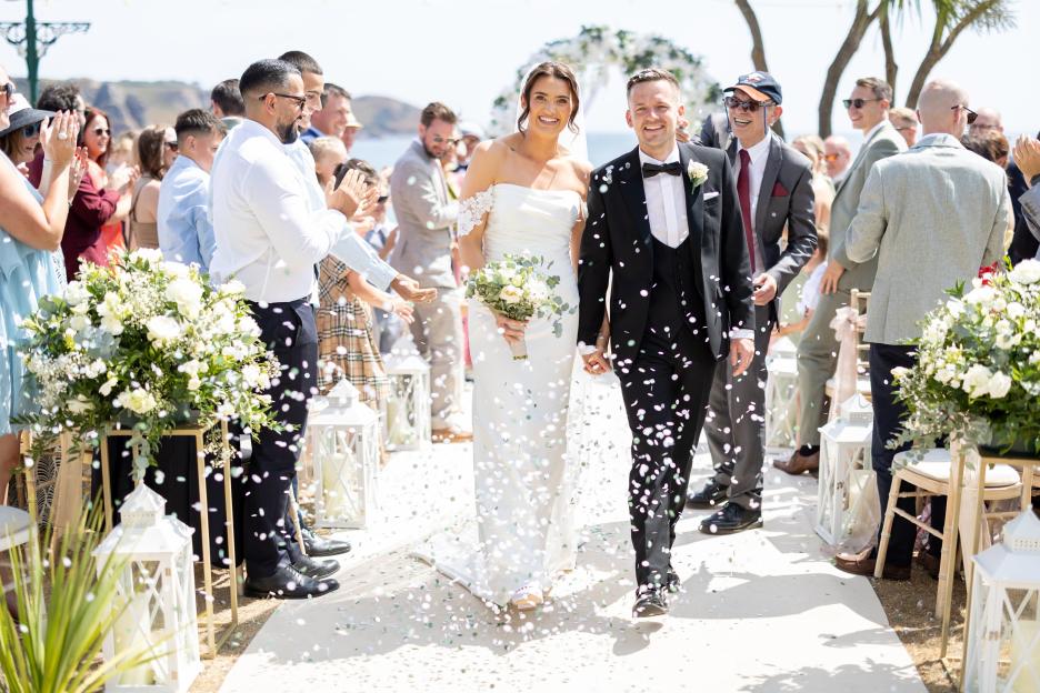 Abi and Tony's wedding.