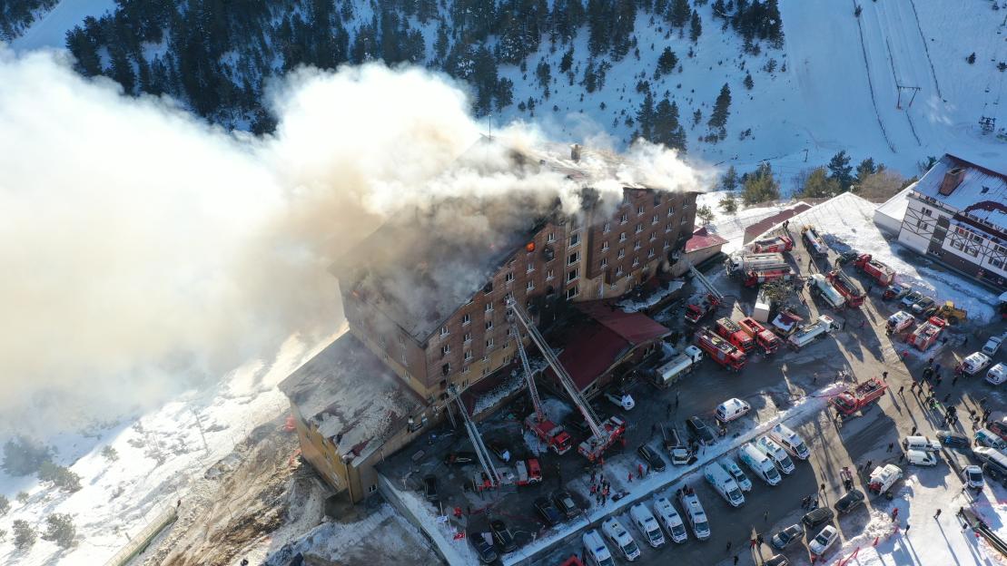 At least 10 killed in ski resort hotel fire in northern Turkiye