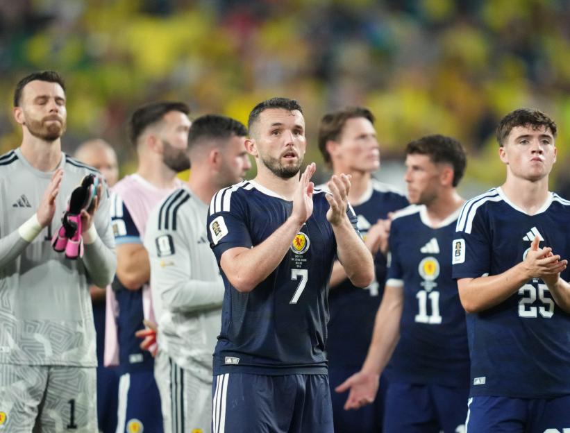 Boston, Aarhus, USA. 24th June, 2026. JOHN MCGINN from Scotland with post game despair during FIFA World Cup 2026: Scotland and Brazil. (Credit Image: ¿ Ulrik Pedersen/ZUMA Press Wire) EDITORIAL USAGE ONLY! Not for Commercial USAGE!