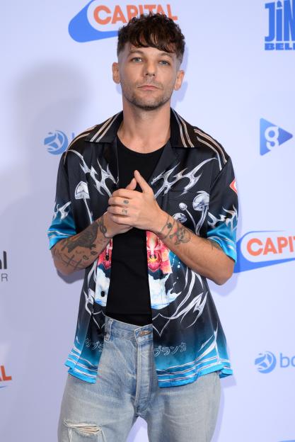 Louis Tomlinson attending Capital's Jingle Bell Ball 2025.