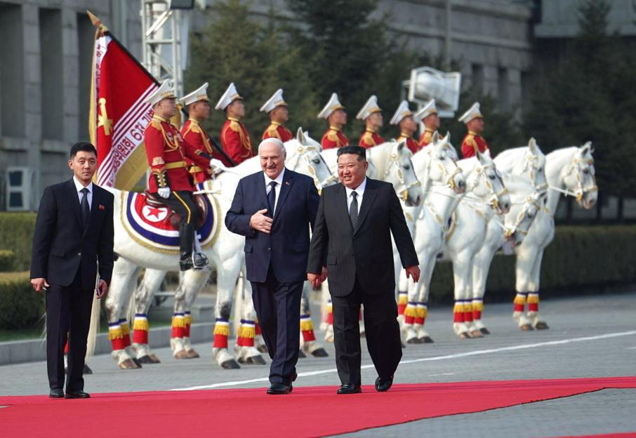 Belarusian President Alexander Lukashenko visits North Korea