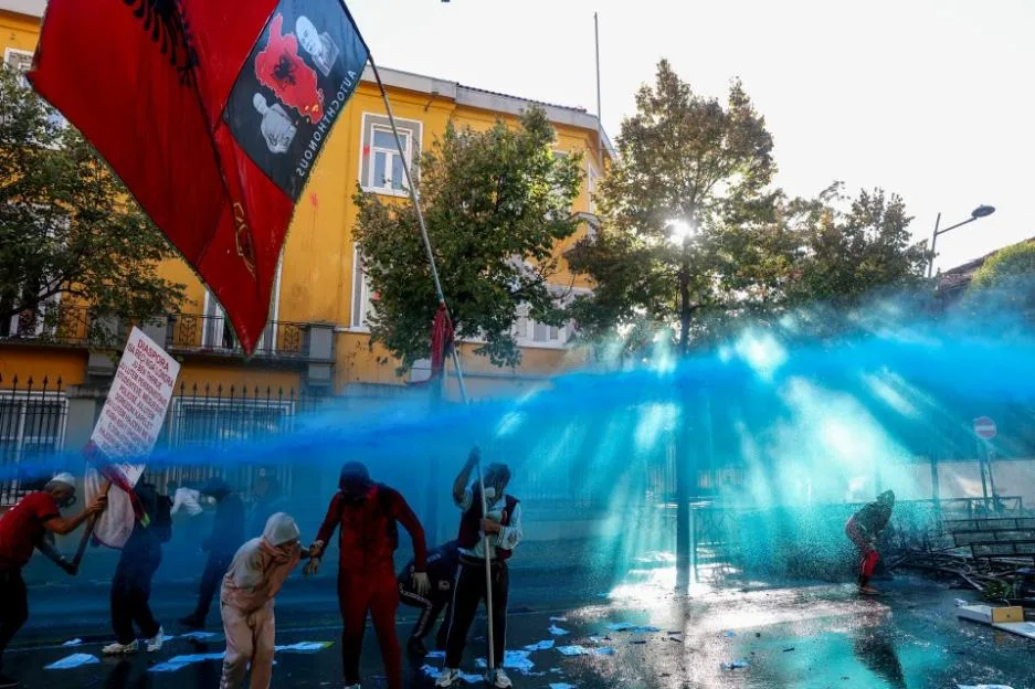 ALBANIA-DEMONSTRATION-EDUCATION-POLITICS