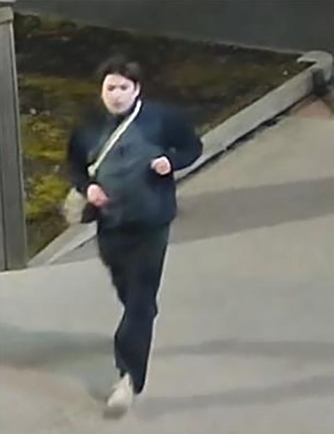 CCTV image of Luis Piovesana.