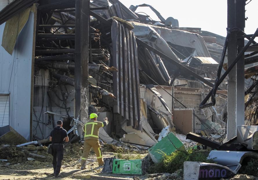 Aftermath of a Russian drone attack in Kryvyi Rih